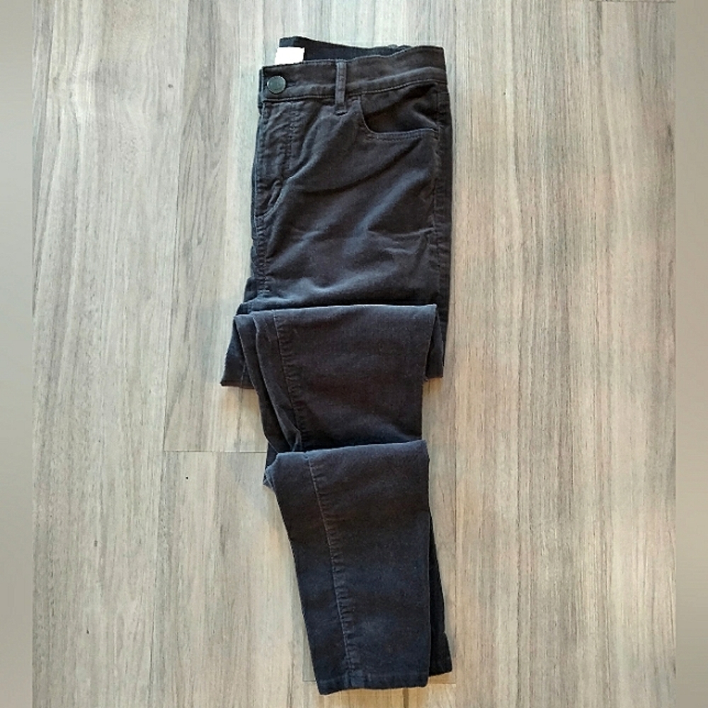 LOFT Outlet Gray High Rise Skinny Petite Corduroys Sz 4P